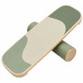 Balanceboard mit Trommel Grün/Beige