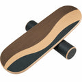 Balance Board für Training in Braun und Schwarz