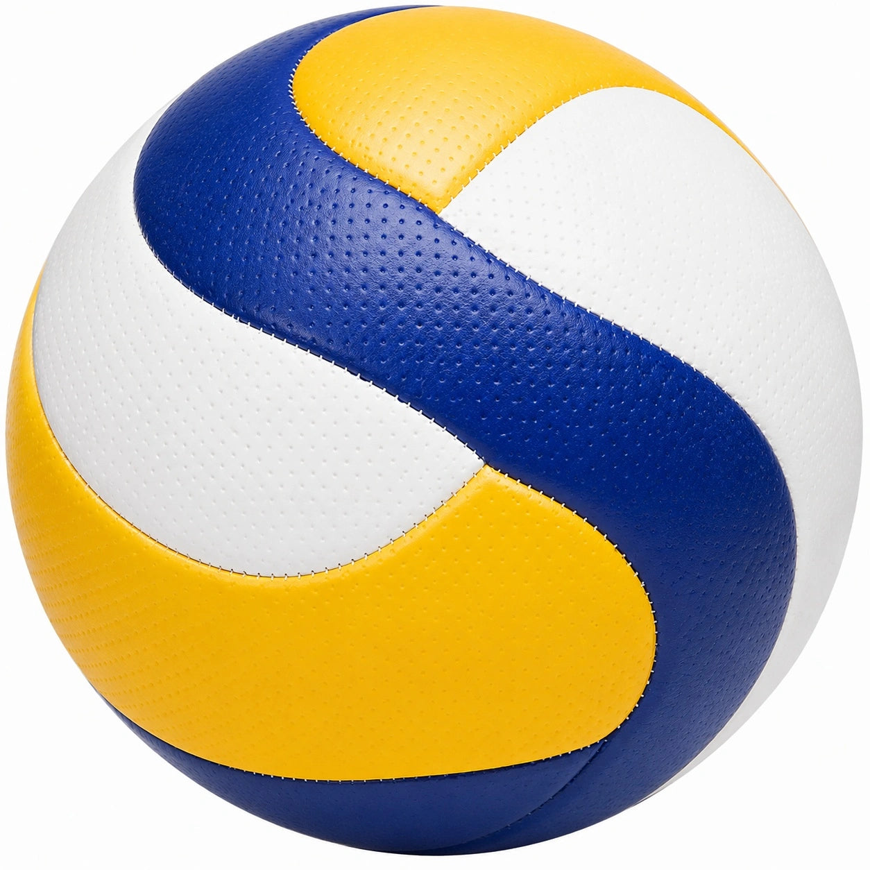 Volleyball Blau-Gelb-Weiß für Wettkämpfe