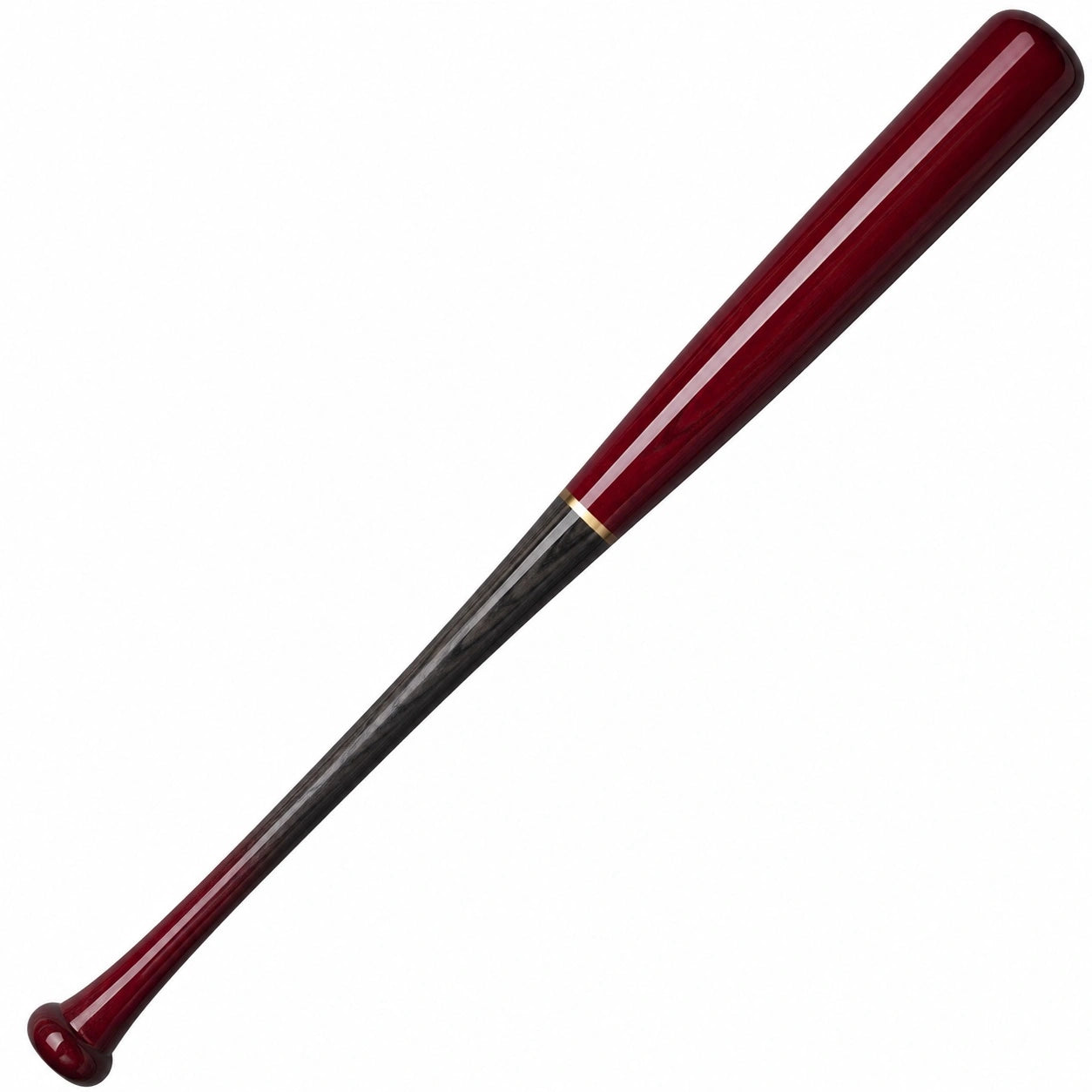 Baseballschläger 85 cm Bordeaux/Schwarz