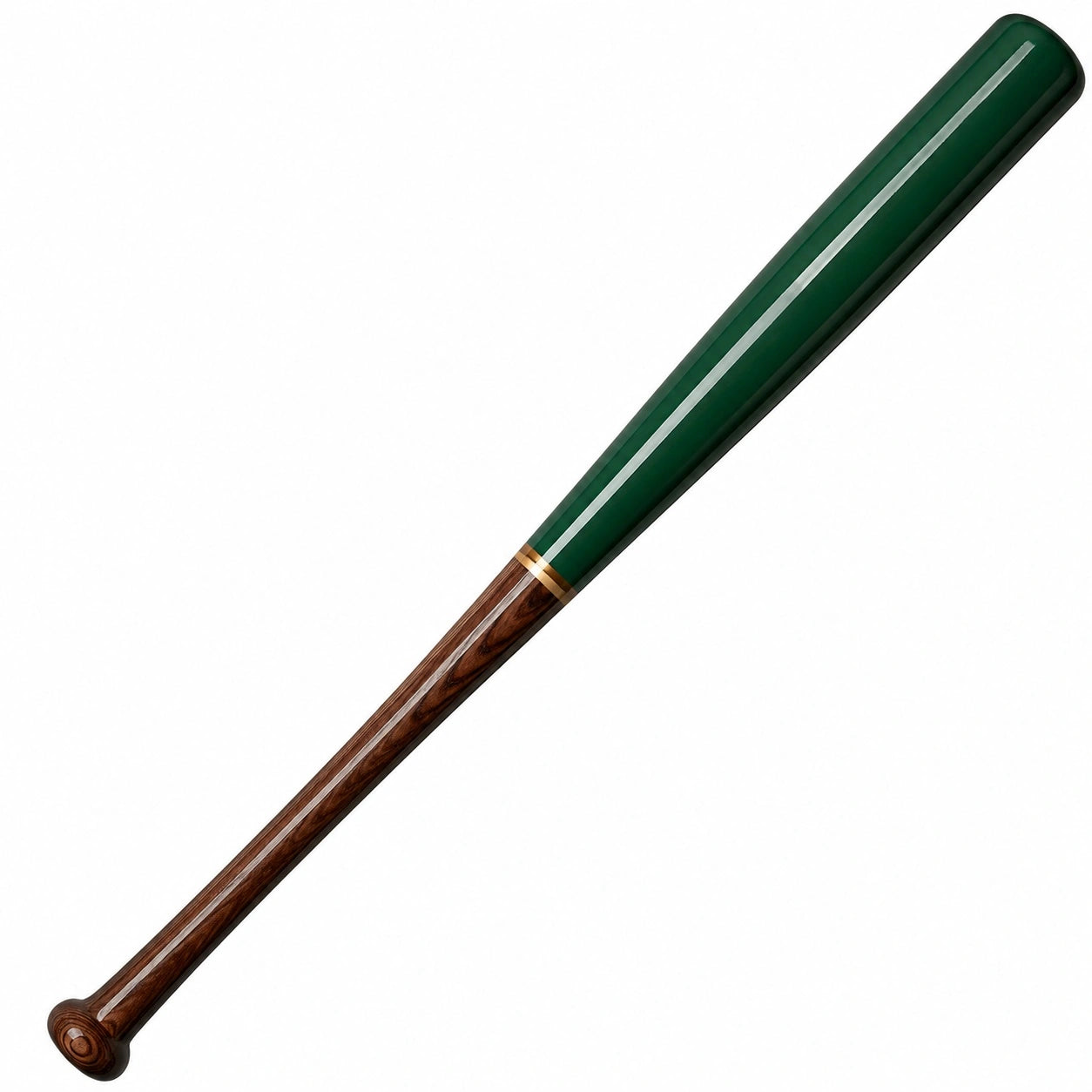 Holz Baseballschläger Grün Braun