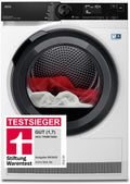 AEG Wärmepumpentrockner 8 kg, TR9M75680, Testsieger der Stiftung Warentest 2025, Serie 9000: AbsoluteCarePlus Daunentrocknung