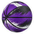 Basketball Lila Schwarz Weiß für Indoor- und Outdoor-Spiele