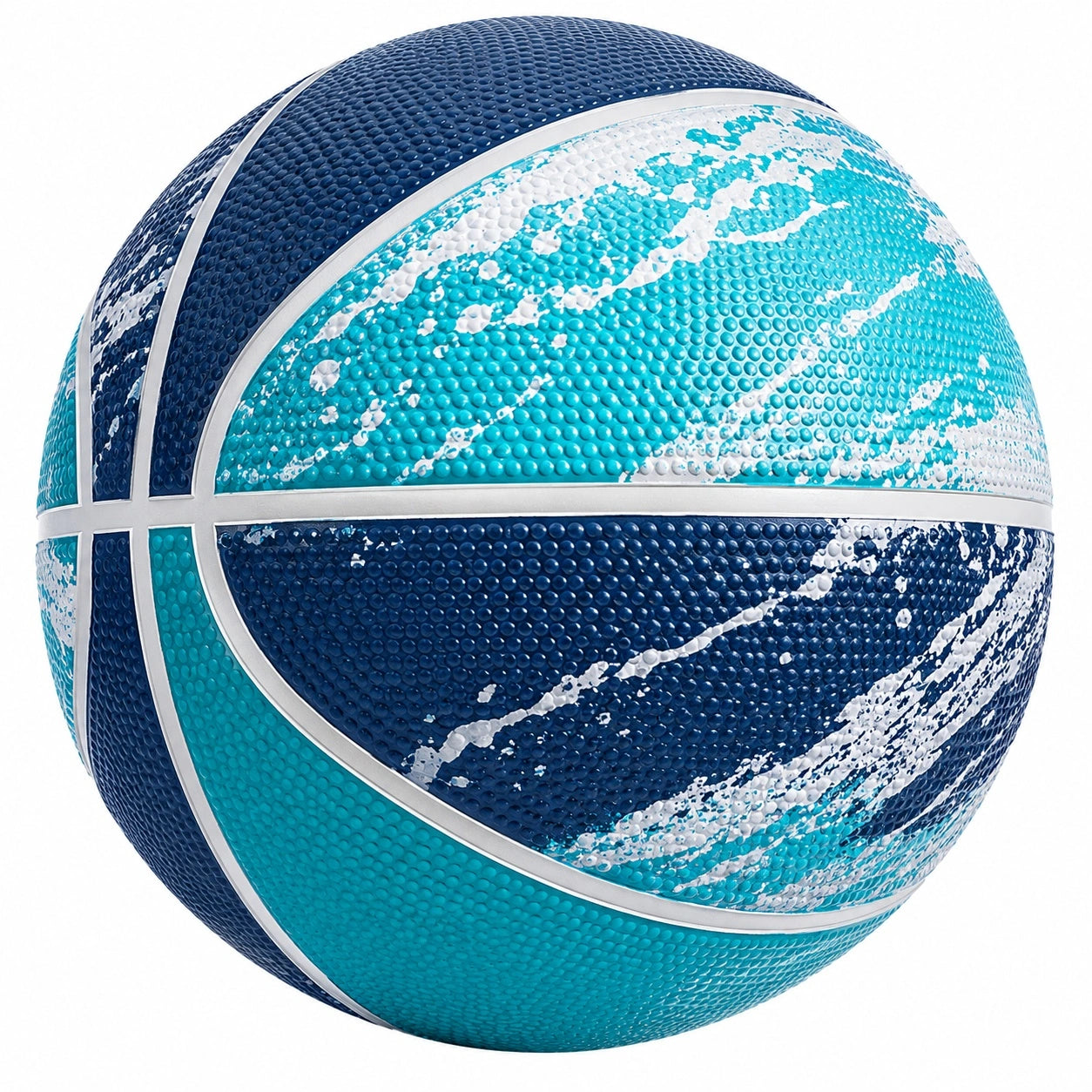 Basketball Größe 7 für Outdoor-Blau/Türkis