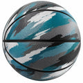 Outdoor Basketball mit Mehrfarbigem Design - Schwarz/Weiß/Blau/Grau