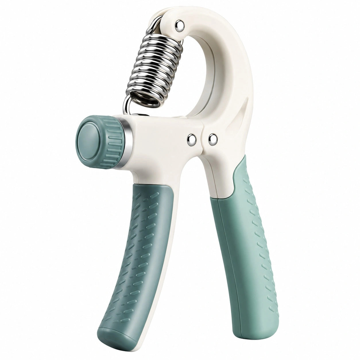 Ergonomischer Handtrainer mit einstellbarem Widerstand Grün/Weiß