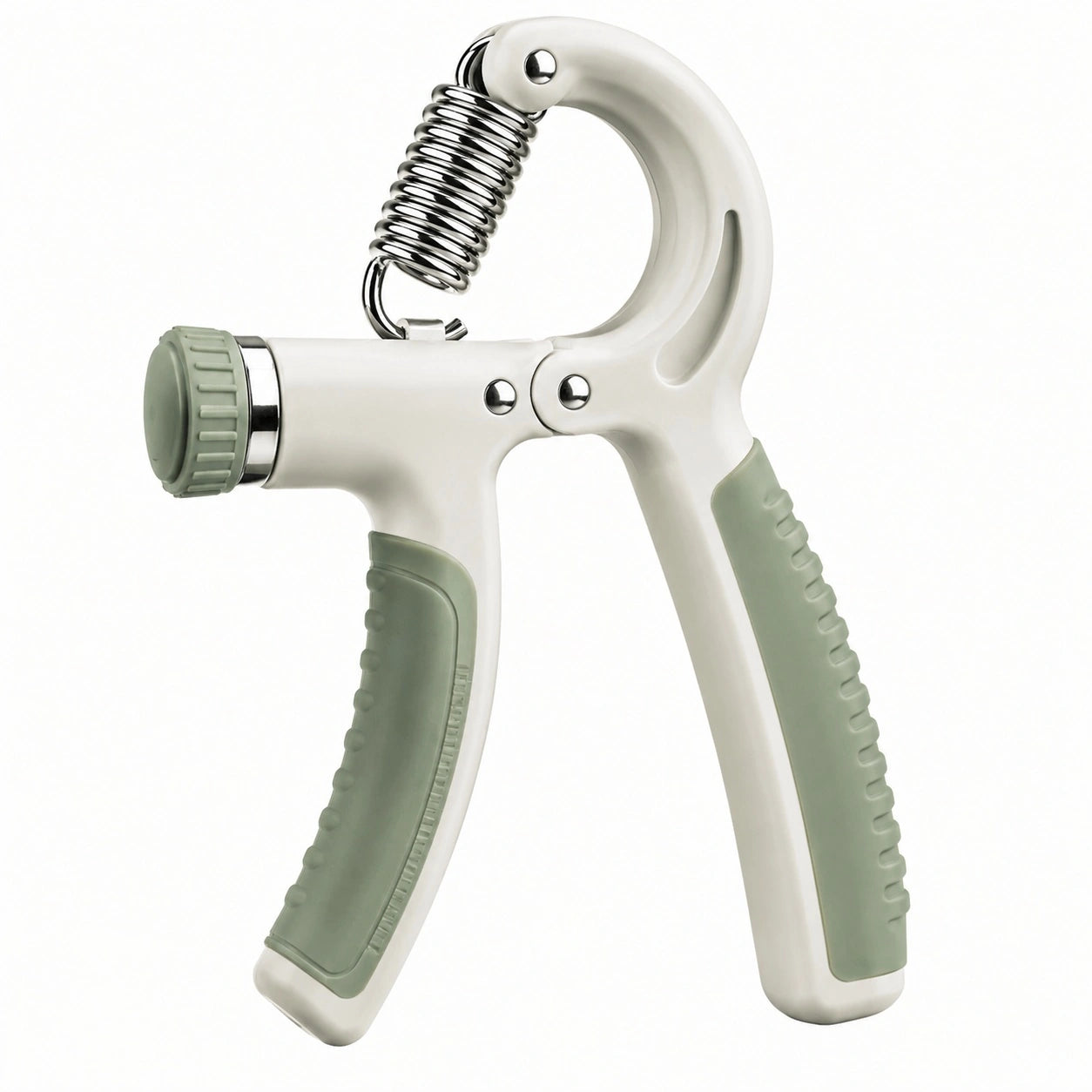Verstellbarer Handgreifer mit einstellbarem Widerstand 5-60 kg, Weiß/Grün