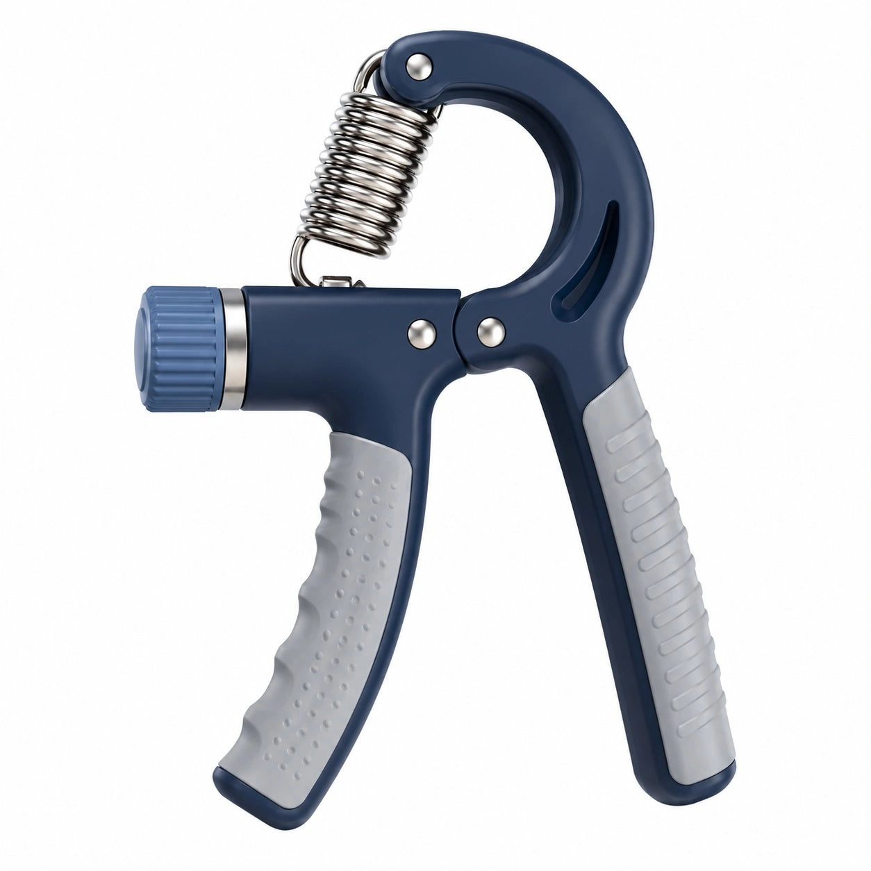 Einstellbarer Handtrainer Griffkraft 5-60 kg Blau/Grau
