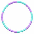 Abnehmbarer Hula-Hoop Reifen 100cm Lila/Mint