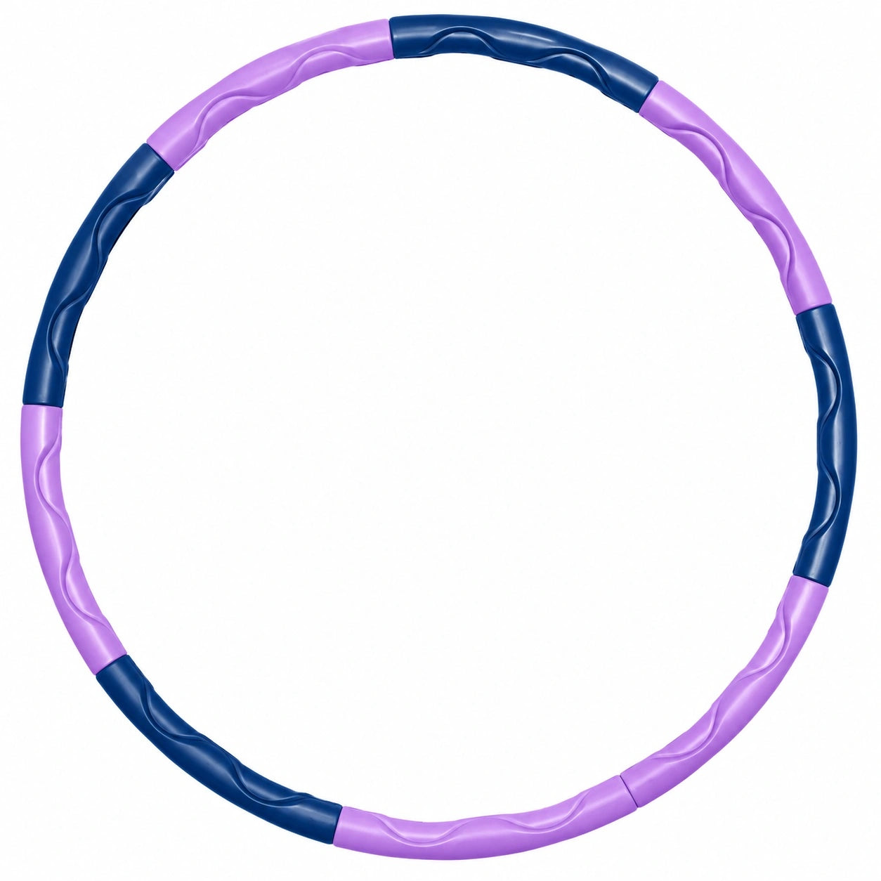 Fitness Hula-Hoop lila/blau mit Massageeffekt, Ø 100 cm