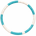Abnehmbarer Fitness-Hula-Hoop 100 cm Blau/Weiß