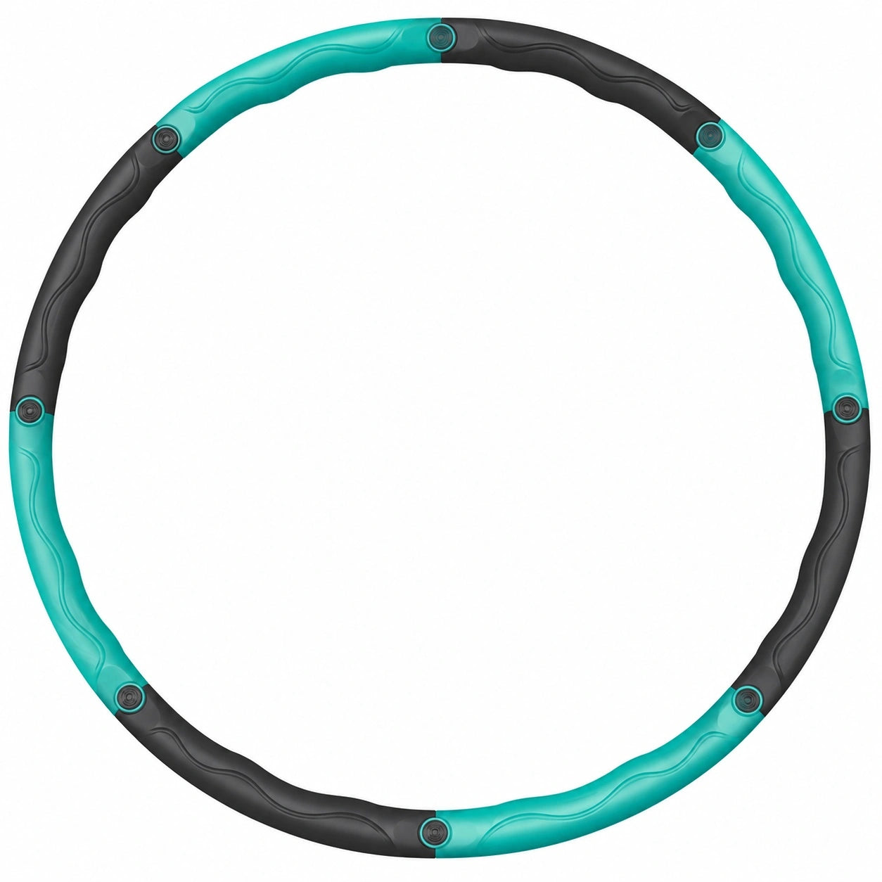 Hula Hoop Fitnessreifen 100 cm Türkis/Schwarz