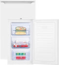 Beko FS166020 Gefrierschrank, 65 l Nettovolumen, 3 kg/24h Gefrierkapazität, Freistehend, Unterbaufähig, 3 Schubladen, MinFrost, Weiß