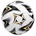 Fußball Trainingsball Größe 5 Weiß/Schwarz/Gold