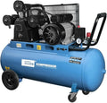 Güde Kompressor 551/10/100 Tisch, 2, 2 kW, 100 l, einer hohen Ansaugleistung, Blau/Schwarz