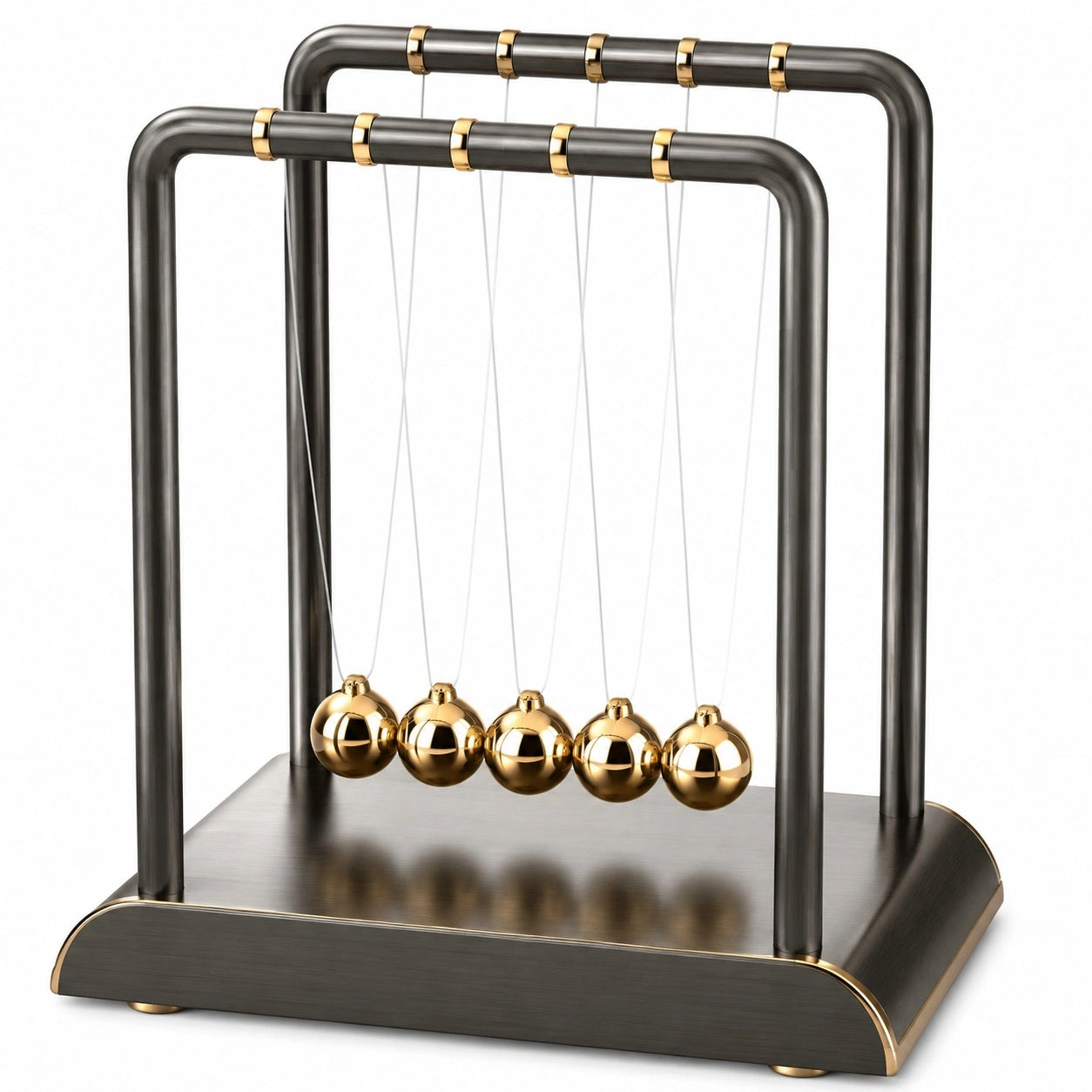 Newton Pendel Tischspielzeug Schwarz-Gold