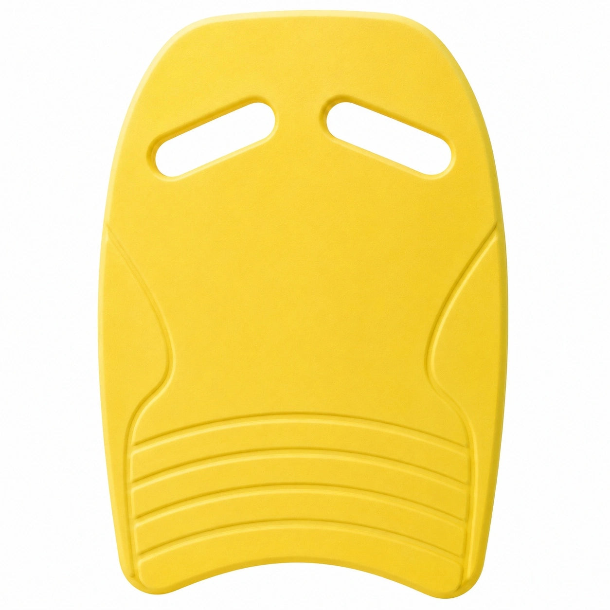Schwimmbrett Gelb mit Griffen, 45x30 cm