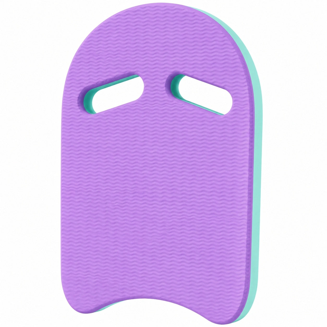 Ergonomisches Schwimmbrett für Training - Lila/Türkis