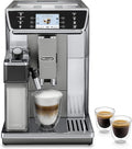 De'Longhi PrimaDonna Elite ECAM 656.55.MS Kaffeevollautomat mit LatteCrema Milchsystem, Silber, Cappuccino & Espresso, Edelstahlfront