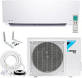 Daikin 12,000 BTU 18 SEER2 Entra R32 Series Ductless Mini Split Heat Pump System w/Maxwell All-Inclusive 15' Installation Kit and Wall Mounting