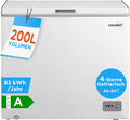 Comfee RCC201WH6(E) Gefriertruhe, 200L, 41 dB, 82 kWh, 85 cm, Inverter, für verschiedene Einsatzszenarien/Einstellbarer, Beleuchtung, Weiß