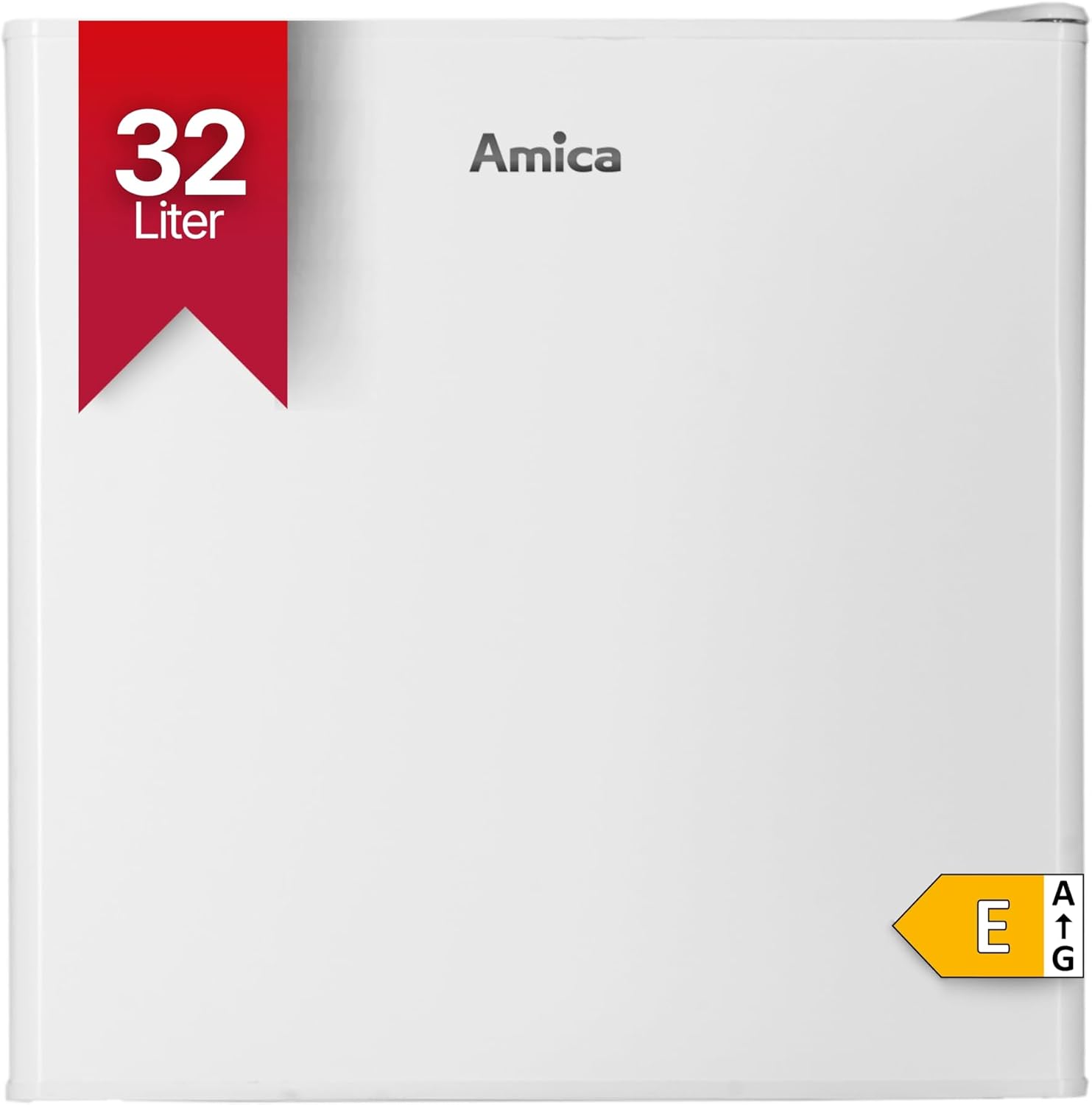 Amica 4‐Sterne‐Gefrierfach Mini-Gefrierschrank, 32L, 3010 W, 44, 5 cm, Weiß