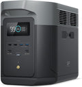 EF ECOFLOW EcoFlow DELTA tragbare Powerstation Stromgenerator, erweiterbar 2-6 kWh, Batterie mit 3000 Zyklen, 80% Ladung 1 Std, bis 3.000 W Ausgang