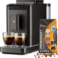 Tchibo Kaffeevollautomat, Esperto2 Caffè, 1, 4 l, Display, für Caffè Crema und Espresso, Granite Schwarz, Kaffeeprobierset GRATIS, verstellbar