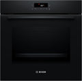 Bosch HBA571BB4 Serie 2 Einbau-Backofen, 60 × 60 cm, Pyrolyse-Selbstreinigung, Schwarz, 71 Liter Garraum, AutoPilot 10 Programme, 3D-Heißluft