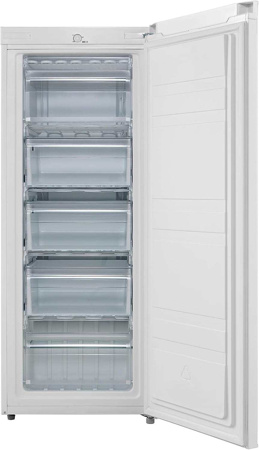 Comfee RCU160WH2(E) Gefrierschrank, 160L, 183 kWh, 142 cm, wechselbarer Türanschlag, verstellbar, Weiß