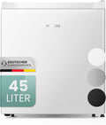 Heinrich ́s HEINRICHS Getränkekühlschrank 45L kompakt Mini-Kühlschrank, Welche Lautstärke hat der HKB 4188 W?, 39 dB, Tisch-Kühlschrank