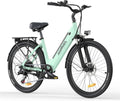 HillMiles Elektrofahrrad für Erwachsene, IP65 wasserdicht, Elektrofahrrad mit 36 V, 13 Ah, 25 km/h & Autonomie von 80, Abnehmbarer Akku, 26 Zoll