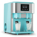 Klarstein Eiswürfelmaschine Klein, 1,8 l Eiswürfelbereiter, Eiswürfelbereiter für 15 kg/24h, Mini-Eiswürfelmaschine für Crushed und Bullet-Eis