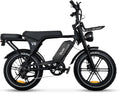 OUXI E-Bike 250 W Motor Elektrofahrrad 20' x 4.0 Fatbike Hydraulische Scheibenbremsen NFC-Entsperrung 60Nm Drehmoment Vorne & Hinten Gepäckträger