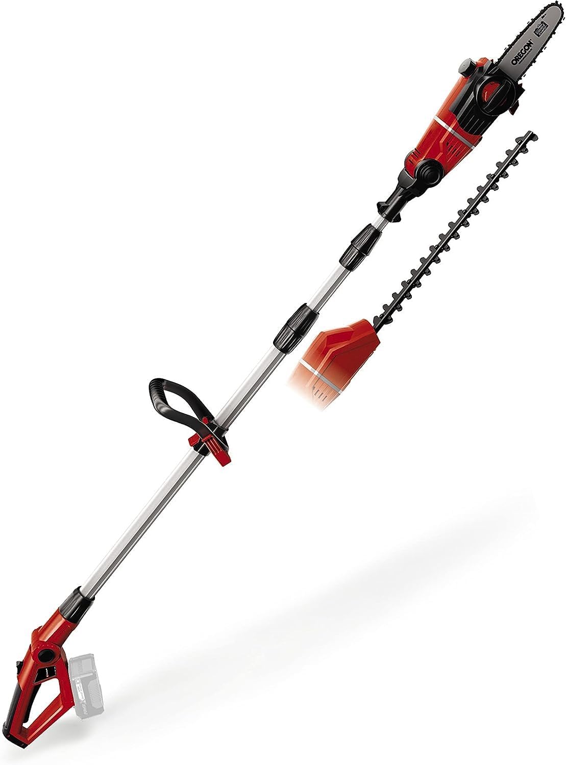 Einhell Akku Multifunktionswerkzeug GE-HC 18 Li T-Solo, Ohne Akku & Ladegerät, 2-in-1 Heckenschere und Motorsäge, Oregon Schwert
