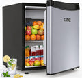 Garvee Leiser Mini Kühlschrank 45 l, 0–18 °C, Edelstahlfront, 5 Temperaturstufen, Verstellbare Füße, Kompakt & energieeffizient, Für Zimmer & Büro