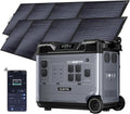 Raikon OUKITEL P5000 4000W Tragbare Stromgenerator, 5120Wh Solar Generator, LiFePO4 Batterie, 1, 2 Std Vollladung, 15 Ausgang, 400 W, 200W