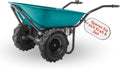 Extol Industrial Elektrische Schubkarre mit Akku I 100 l Mulde I 260 kg Traglast I 500 W I 40 V Li-ion mit 6000 mAh