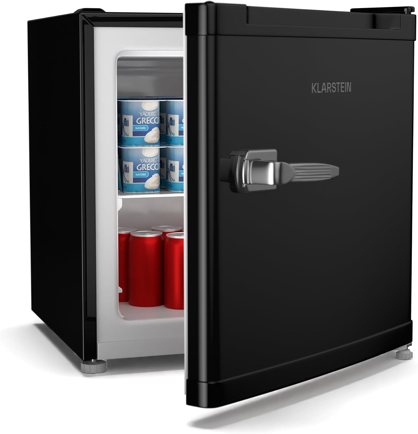 Klarstein Irene Retro Mini-Gefrierschrank, 31 l, Flexibler Temperaturbereich -24 °C bis 10 °C, Leise 38 dB, Energieeffizienz C, Kompaktes Design