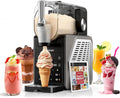 Azmsary Slush Maschine 2, 5 Eismaschine, 6 voreingestellten Programmen für Eiscreme, 6 Programme für Slush, Selbstreinigung, Schnellgefrieren