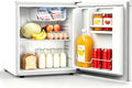 WELLENT 46 l Mini Kühlschrank, Kühlschrank klein ohne Gefrierfach, 43 dB, 7-Stufiges Thermostat, Umkehrbarer Tür, Leiser Betrieb