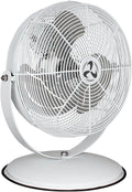 CasaFan Tischventilator Überbauventilator Industrieventilator Desk2Protect, 43 W, Aluminium, Weiß/Silber