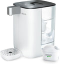 BRITA Heißwasserspender Cube, Inkl. MAXTRA PRO Extra Kalkschutz Wasserfilterkartusche, 4 l, Wasserspender für zuhause, Weiß, Mit UV-C-Technologie