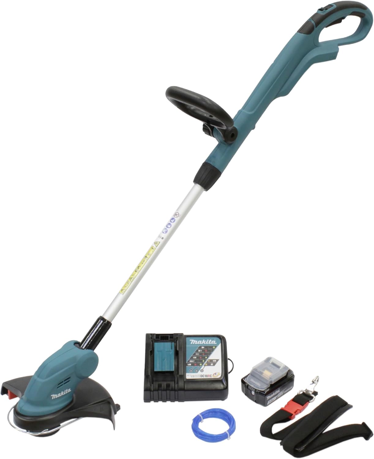 Makita DUR181RF Akku-Rasentrimmer 18 V / 3,0 Ah, 1 Akku + Ladegerät