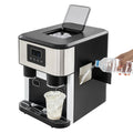 TTISJHK 3-in-1 Eiswürfelmaschine mit Wasser- und Eiswürfelspender, schnelle Eisproduktion in 7-9 Min, 16 Kugel-Eiswürfel pro Zyklus, Edelstahl/ABS