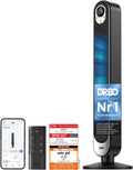 Dreo Smart 20 dB DC Motor Turmventilator Leiser, 11M Windentfernung Ventilator mit Fernbedienung, 9 Stufen 4 Modi, 12H Timer
