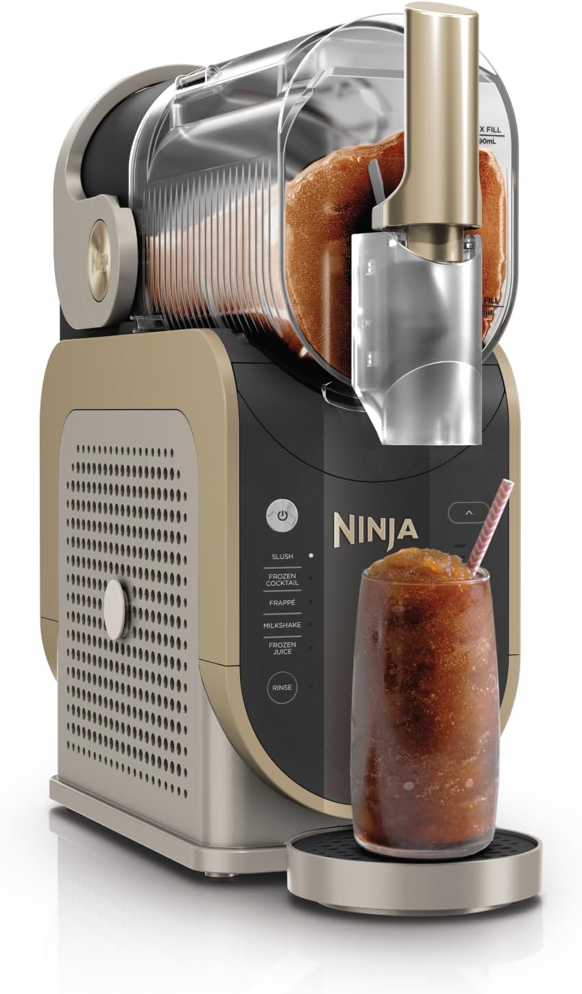 Ninja SLUSHi Maschine für Slush, Ohne Eis oder Vorbereitungsaufwand, Fasst 1,9 l, FS301EUSTGD, Eis-Cocktails, Frappé, Milchshakes & gefrorenen Saft