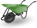 Extol Premium elektrische Schubkarre Akku-Schubkarre, 80 L Mulde & 150 kg Traglast, Zwei 12 V Blei Batterien, 500 W, bürstenloser Motor