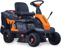 FUXTEC Aufsitzmäher FX-RMR66, Inkl. Trichter für Seitenauswurf, Schnittbreite 66 cm, 150 l Fangkorb, Rasentraktor mit eStart, 6PS, Für große Flächen