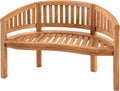 Riess-ambiente.de Massive Gartenbank Empire Teak 120 cm Natur Teakholz